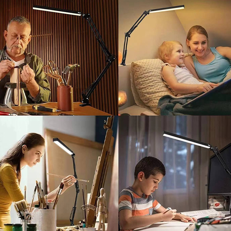 33CM LED Desk Lamp Adjustable  - Desk Setup Computer ulasan dan harga