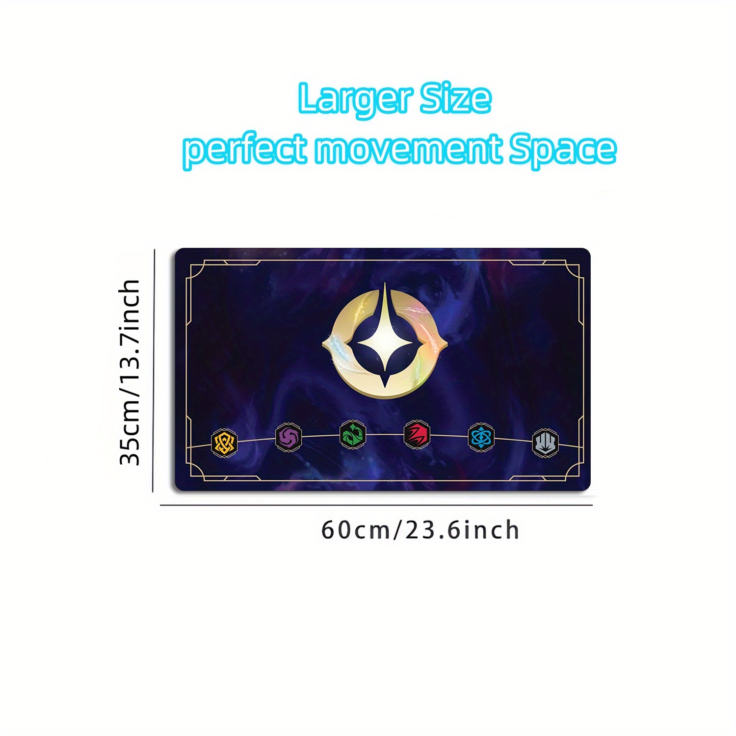 Lorcana Play Mat Mouse Pad Tra - Desk Setup Trading ulasan dan harga