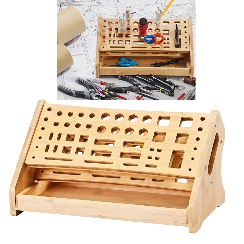 K1AE Natural Storage Shelf No  - Desk Setup Needs ulasan dan harga