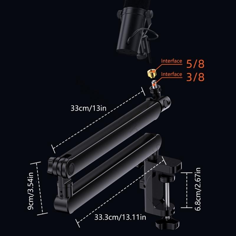 96BA Sturdy Mic Suspension Boo - Desk Setup With Mic ulasan dan harga