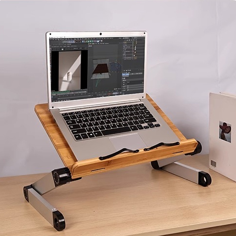 Bamboo Adjustable Bed Desk Lap - Desk Setup Books ulasan dan harga