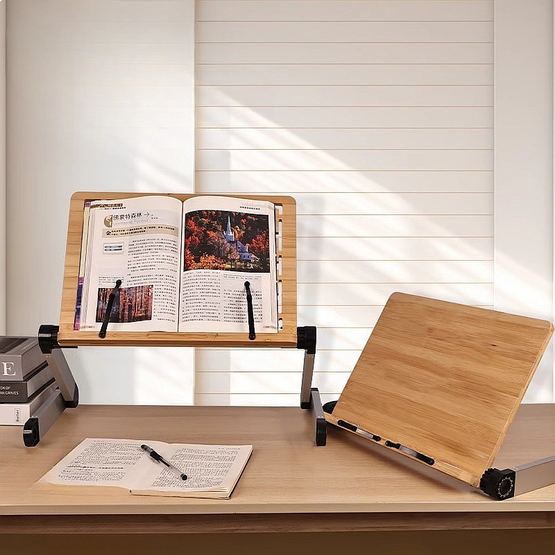 Bamboo Adjustable Bed Desk Lap - Desk Setup Books ulasan dan harga