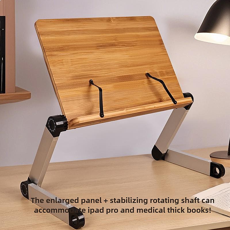 Bamboo Adjustable Bed Desk Lap - Desk Setup Books ulasan dan harga