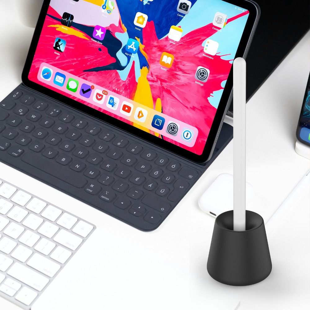 New Silicone Stand Base Stand  - Desk Setup Apple ulasan dan harga