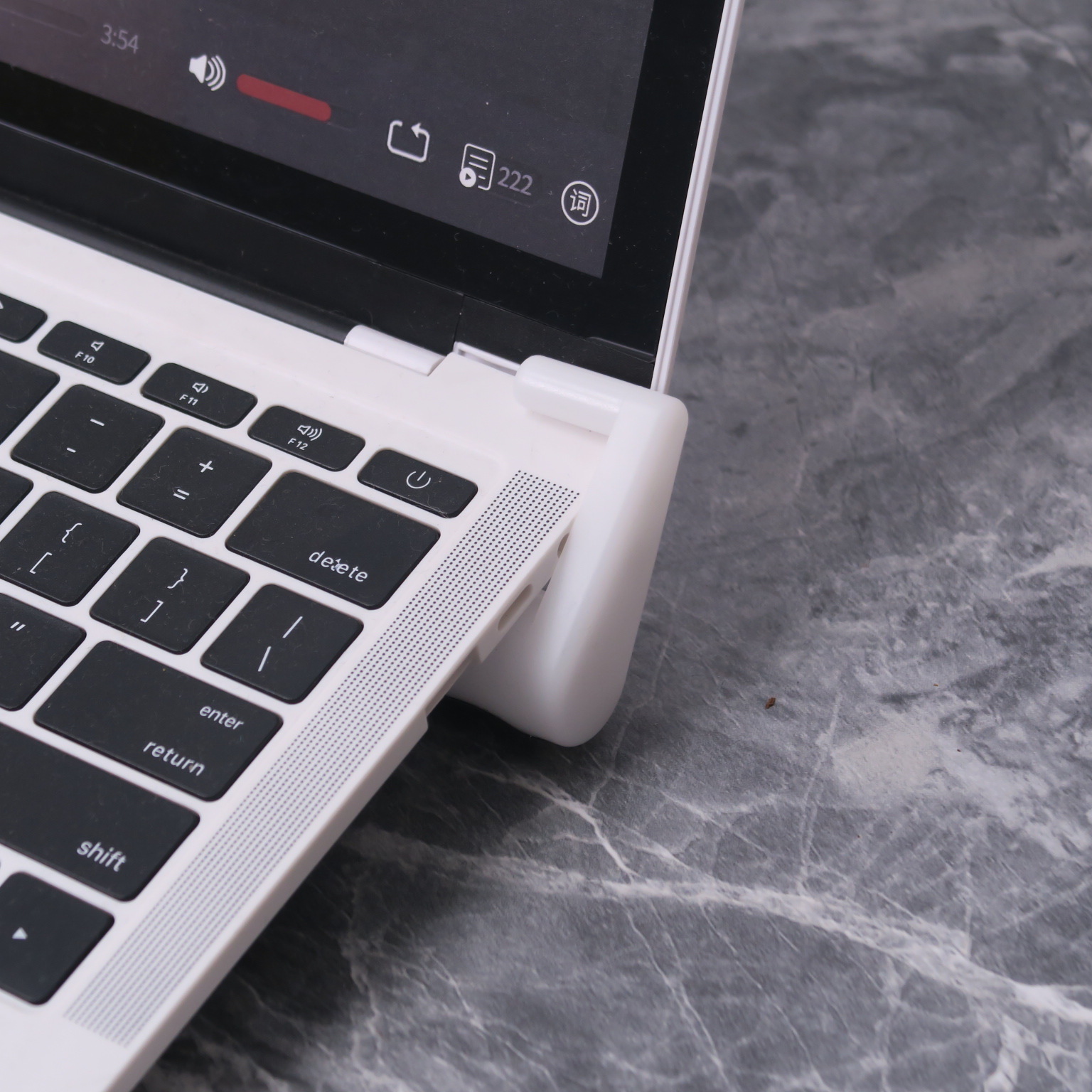 Portable Laptop Stand Foldable - Desk Setup Macbook ulasan dan harga