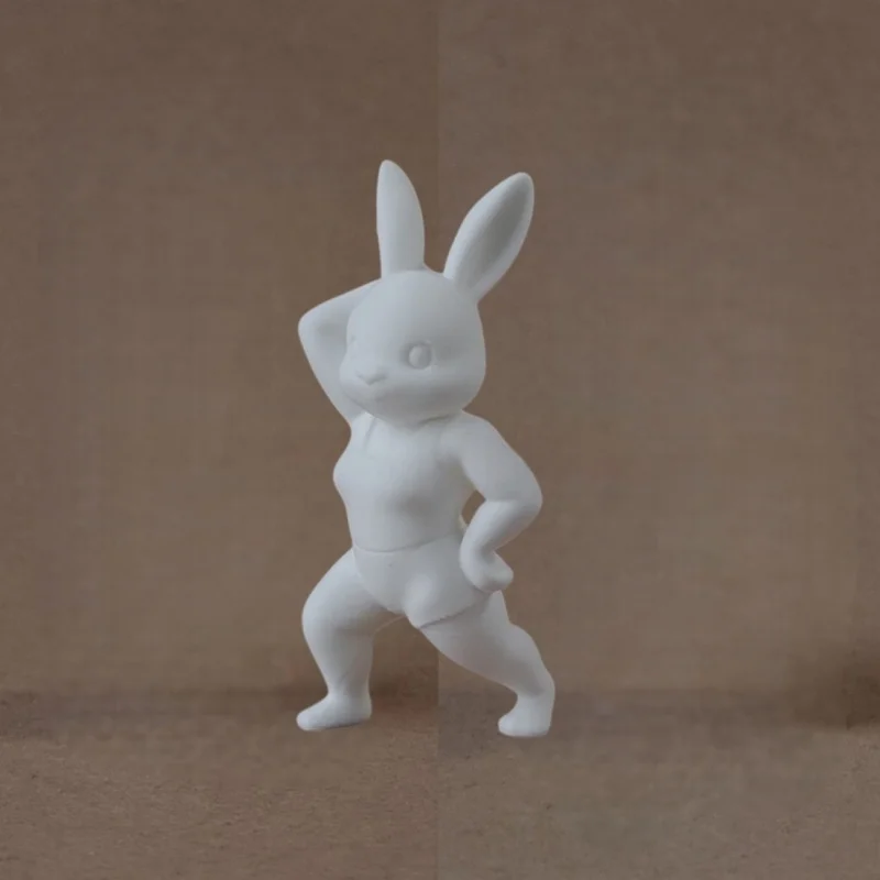 6cm Muscle Bunny Decor For Eas - Desk Setup Nature ulasan dan harga