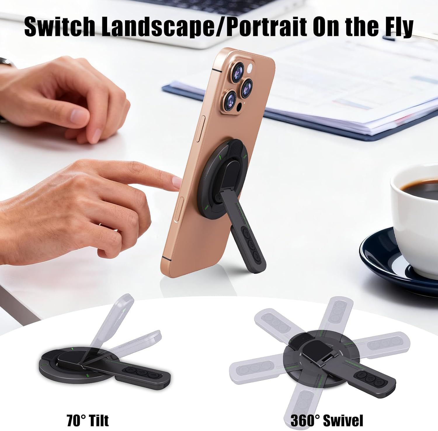 MultiFunction Finger Ring Brac - Desk Setup Apple ulasan dan harga