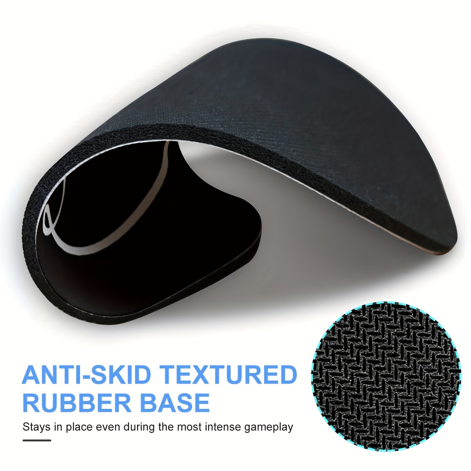 Smile pattern gaming mouse pad - Desk Setup Black ulasan dan harga