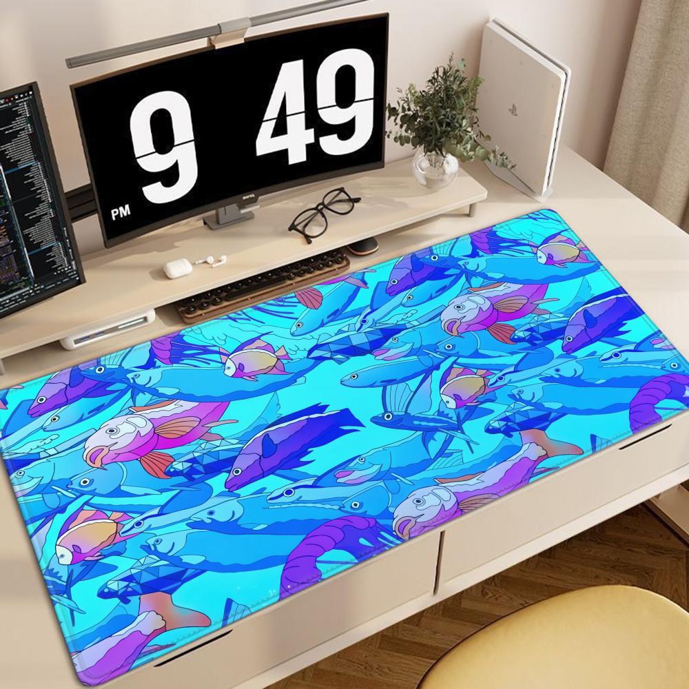 HD Printing Fish Rubber Mouse  - Desk Setup Anime ulasan dan harga