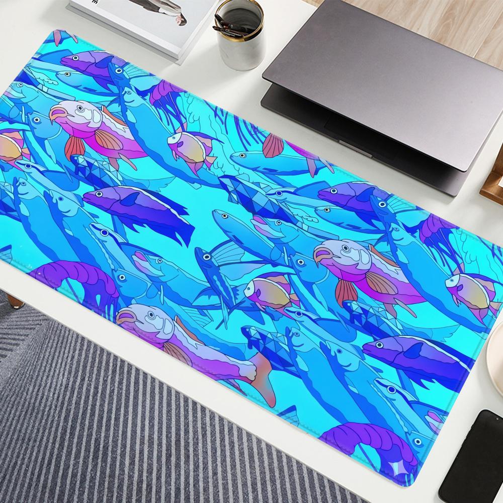 HD Printing Fish Rubber Mouse  - Desk Setup Anime ulasan dan harga